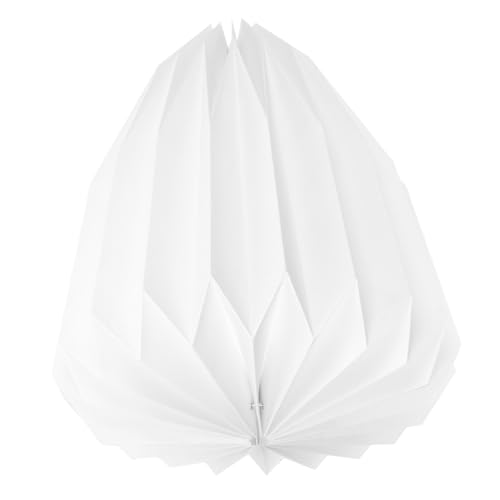 FUTUREORYY Faltbarer Origami Lampenschirm aus Umweltfreundlichem Papier Weißer Runder Lampenschirm für Wohnzimmer Restaurant Bar Skandinavisch Modern Dekorativ und Langlebig FUTUREORYY Faltbarer Origami Lampenschirm aus Umweltfreundlichem Papier Weißer Runder Lampenschirm für Wohnzimmer Restaurant Bar Skandinavisch Modern Dekorativ und Langlebig von FUTUREORYY