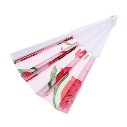FUTUREORYY Faltbarer Oxford Stoff Handfächer Wassermelone Motiv Tragbar Leichter Fächer für Sommer Hochzeit Reise Büro für Damen Herren FUTUREORYY Faltbarer Oxford Stoff Handfächer Wassermelone Motiv Tragbar Leichter Fächer für Sommer Hochzeit Reise Büro für Damen Herren von FUTUREORYY