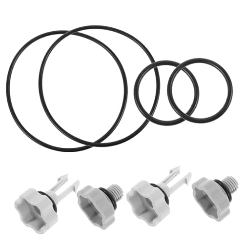 FUTUREORYY Filterpumpen Dichtsatz Teilig O Ring Dichtungen aus PVC Langlebig für Poolfilter Pumpenschutz Wasserfest Ersatzteile Schwimmbadfilter Zubehör von FUTUREORYY