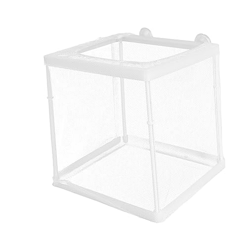FUTUREORYY Fischbrutkasten aus Atmungsaktivem Netzmaterial Langlebiger Transparenter Zuchtkasten für Aquarium und Zuhause Sicherer Aufzuchtbehälter für Babyfische Einfach zu Reinigen und von FUTUREORYY