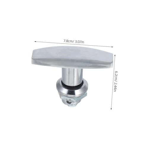 FUTUREORYY Förmiges Griffschloss ohne Schlüssel für Schrankschlösser Zuverlässiges Rv Nockenschloss Vielseitig für Elektrische Schaltschränke Einfache Montage Elegantes Design Robustes von FUTUREORYY