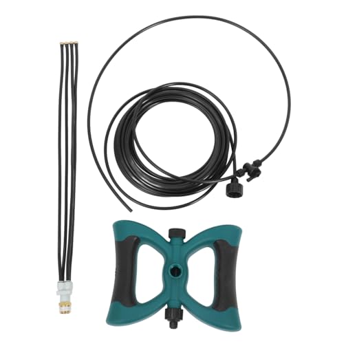 FUTUREORYY Freistehendes Sprühnebelsystem für Terrasse Verlängerung Kompatibel mit US gartenschläuchen Robustes Cooling Mister Kit für Professionelle Luftabkühlung im Garten und von FUTUREORYY