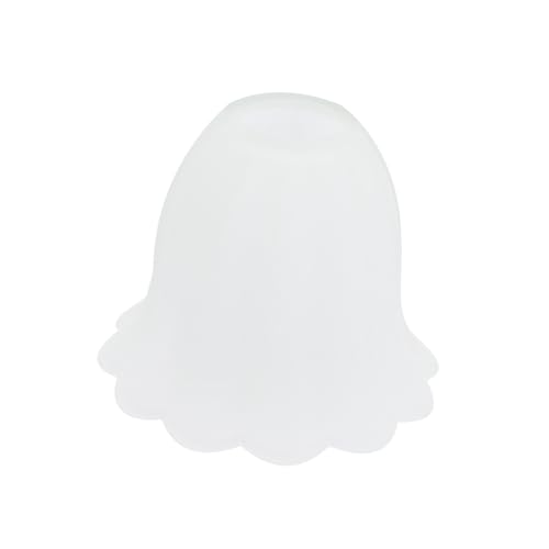 FUTUREORYY Frostglas Lampenschirm Blumenform Glas Lampenabdeckung für Wandlampe Deckenleuchte Hängelampe Dekorativ Langlebig Bruchsicher von FUTUREORYY