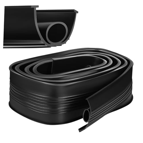 FUTUREORYY Garagentor Dichtung Epdm Wetterfest Robust Zugluftstopper Bodendichtung Garage Schutz Einfache Montage Regen und Lärmschutz von FUTUREORYY