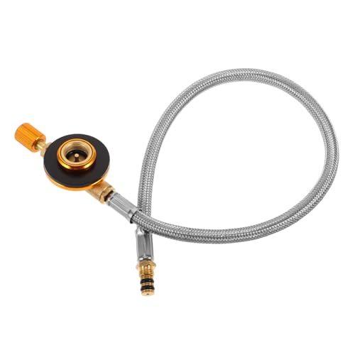 FUTUREORYY Gasregler Verlängerungsschlauch mit Schnellanschluss Adapter für Gaskocher und Gasgrill Flexibler Gartenschlauch für Outdoor Kochen und Camping Kompatibel mit Gasflaschen und von FUTUREORYY