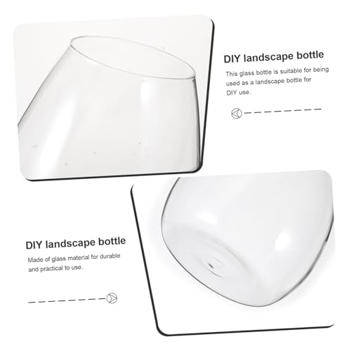 FUTUREORYY Glas Terrarium Micro Landschaft DIY Ökologische Pflanzflasche Dekoratives Glasgefäß für Zimmerpflanzen Moos Wohn Bürodekoration FUTUREORYY Glas Terrarium Micro Landschaft DIY Ökologische Pflanzflasche Dekoratives Glasgefäß für Zimmerpflanzen Moos Wohn Bürodekoration von FUTUREORYY