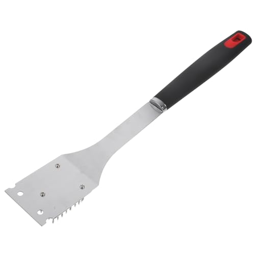 FUTUREORYY Grillbürste Edelstahl mit Langem Griff Hitzebeständig und Kratzfrei Multifunktionales Grill Reinigungswerkzeug für Gasgrill Holzkohlegrill und Gussrost Schnelles und Effektives von FUTUREORYY