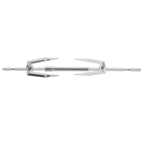 FUTUREORYY Grillhähnchen Gabel mit Stabilem Halter für Backofen und Heißluftfritteuse Hitzebeständig Gleichmäßige Hitzeverteilung für Bbq Camping und Familienfeiern von FUTUREORYY