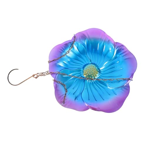 FUTUREORYY Hängender Vogel Futterspender Outdoor Vogelfutterstation Mit Blumen- Und Einfach Zu Reinigen Befüllen Für Garten Und Balkon von FUTUREORYY