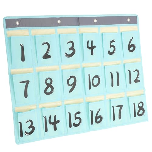 FUTUREORYY Hängender Tür Organizer Fächer Oxford Aufbewahrungstasche für Handy Karten Klassenzimmer Wandtasche Blau Multifunktionaler Wand und Türhängebeutel FUTUREORYY Hängender Tür Organizer Fächer Oxford Aufbewahrungstasche für Handy Karten Klassenzimmer Wandtasche Blau Multifunktionaler Wand und Türhängebeutel von FUTUREORYY