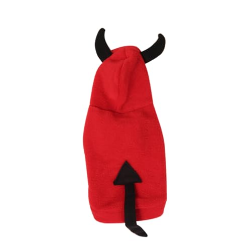 FUTUREORYY Halloween Haustierkostüm Teufel Verkleidung aus Weichem Bequemes XL Hunde Kostüm für Party und Aufnahmen Langlebige und Praktische Verwandlungskleidung für Welpen und Kleine Hunde FUTUREORYY Halloween Haustierkostüm Teufel Verkleidung aus Weichem Bequemes XL Hunde Kostüm für Party und Aufnahmen Langlebige und Praktische Verwandlungskleidung für Welpen und Kleine Hunde von FUTUREORYY