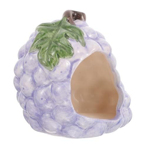 FUTUREORYY Ceramic Hamster House Kühlendes Versteck Für Hamster Und Meerschweinchen Sicheres Keramik-Nest Für Schlaf Und Spiel Dekorativer Unterschlupf Für Kleine Haustiere von FUTUREORYY