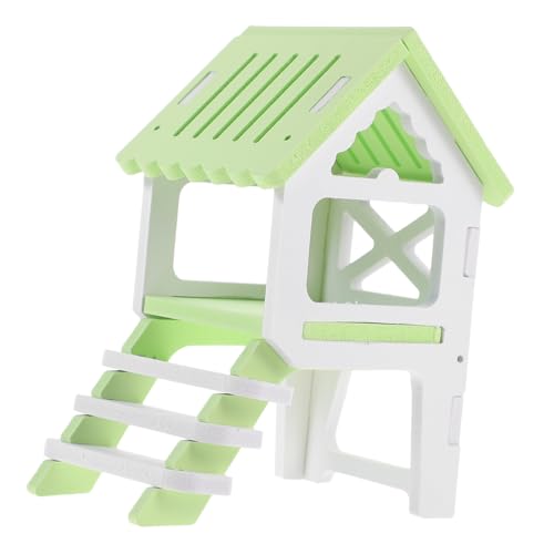 FUTUREORYY Hamstervilla aus Robustem PVC mit Leiter Versteckhaus und Spielturm für Hamster Meerschweinchen Chinchillas Widerstandsfähiges Kleintierhaus für Käfig und Spielspaß von FUTUREORYY