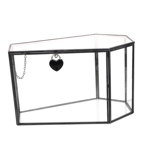 FUTUREORYY Handgefertigte Glas-schmuckbox Sargform Gothic Aufbewahrung Transparentes Glasdisplay Mini-sarg für Halloween Dekoration und Sammler von FUTUREORYY