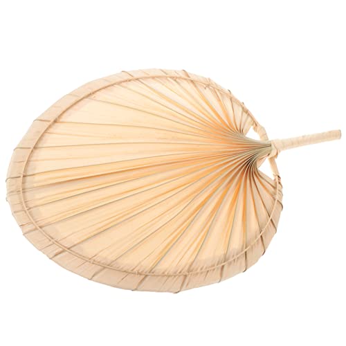 FUTUREORYY Handgefertigter Vintage Fächer Chinesischer Handgewebter Sommerfächer aus Palmblättern für Erwachsene und Tragbar und Leicht Perfekter Kühlfächer für Sommerpartys und FUTUREORYY Handgefertigter Vintage Fächer Chinesischer Handgewebter Sommerfächer aus Palmblättern für Erwachsene und Tragbar und Leicht Perfekter Kühlfächer für Sommerpartys und von FUTUREORYY
