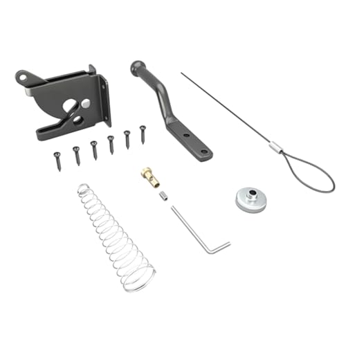 FUTUREORYY Heavy Duty Torriegel mit Federzug Sicherheitsriegel für Holztore und Metalltore Vielseitiger Gartentorverschluss für Zaun Scheunentür Gartenschrank und Babyzaun Einfache Montage von FUTUREORYY