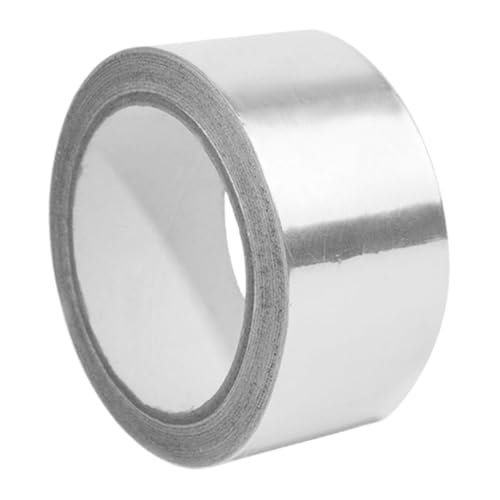 FUTUREORYY Hitzebeständiges Aluminium Klebeband Stark Klebend Metall Klebeband für Rohrleitungen Elektrische Reparaturen und Isolierung Selbstklebendes Einseitig Leitfähiges Alufolienband von FUTUREORYY