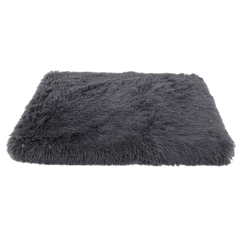 FUTUREORYY Hundebett S Tiefgrau Flauschiges Haustier Schlafsofa Kuscheliges Warmes Kissen für Kleine Hunde Katzen Waschbar Tragbar Komfortables Schlafkissen für Chihuahuas Pomeranians von FUTUREORYY