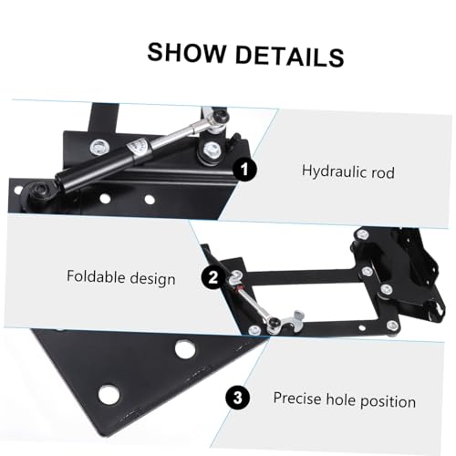 FUTUREORYY Hydraulischer Klapptisch Hebemechanismus Schwerlast Lift Up Rahmen für Couchtisch Möbel Hebegerät Robust Platzsparend Hitzebeständig Rostfrei Vielseitig für Wohnzimmertisch und FUTUREORYY Hydraulischer Klapptisch Hebemechanismus Schwerlast Lift Up Rahmen für Couchtisch Möbel Hebegerät Robust Platzsparend Hitzebeständig Rostfrei Vielseitig für Wohnzimmertisch und von FUTUREORYY