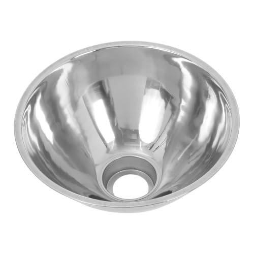 FUTUREORYY Industrieller Edelstahl Lampenschirm Metallkappe Wetterfest für Außenbereiche Straßen Gartenrobust und Regenresistent Modernes Design von FUTUREORYY