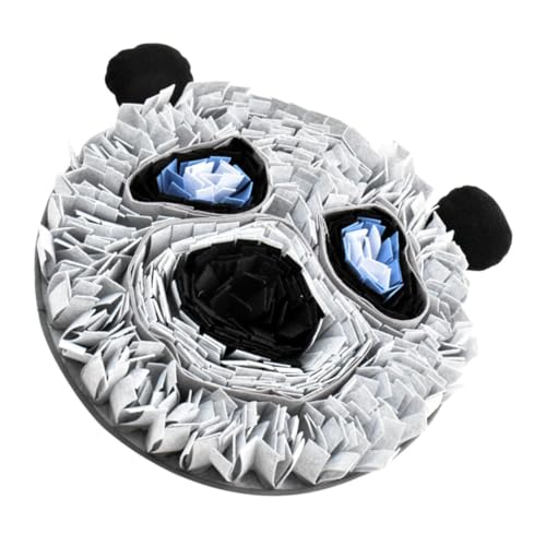 FUTUREORYY Interaktive Schnüffelmatte für Hunde Panda Gesicht aus Hochwertigem Filz Langlebiges Beschäftigungsspielzeug zur Futterersuche und Stressreduktion Waschbar Fördert Spielerisches FUTUREORYY Interaktive Schnüffelmatte für Hunde Panda Gesicht aus Hochwertigem Filz Langlebiges Beschäftigungsspielzeug zur Futterersuche und Stressreduktion Waschbar Fördert Spielerisches von FUTUREORYY