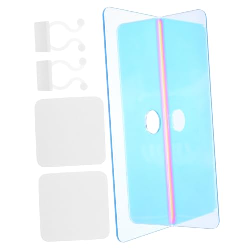 FUTUREORYY Irideszierendes Wandregal Schwebend Kleines Dekoratives Aufbewahrungsbrett Wandmontiertes Display für Badezimmer Wohnzimmer Vielseitiges Robustes Wandregal aus von FUTUREORYY