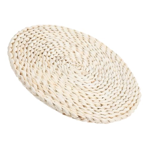 FUTUREORYY Japanisches Tatami Bodenkissen Rund aus Handgewebtem Naturstroh Rattan Sitzkissen für Yoga Meditation Zen Komfortables Bodenpolster Vielseitig Einsetzbar Minimalistisches Design FUTUREORYY Japanisches Tatami Bodenkissen Rund aus Handgewebtem Naturstroh Rattan Sitzkissen für Yoga Meditation Zen Komfortables Bodenpolster Vielseitig Einsetzbar Minimalistisches Design von FUTUREORYY