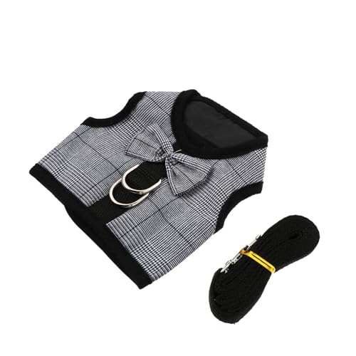 FUTUREORYY Kaninchen Geschirr und Leine aus Atmungsaktivem Leichter Hasengeschirranzug Komfortabel und Langlebig für Zwergkaninchen und Kleintiere Draußen Geeignet von FUTUREORYY