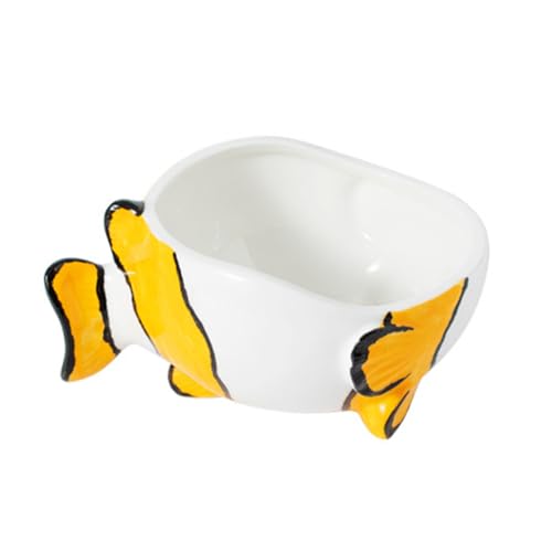 FUTUREORYY Keramik Futternapf für Katzen und Hunde rutschfest Auslaufsicher Langlebig Großer Napf mit Multifunktionalem Design für Welpen und Kätzchen Leicht zu Reinigen Gelb FUTUREORYY Keramik Futternapf für Katzen und Hunde rutschfest Auslaufsicher Langlebig Großer Napf mit Multifunktionalem Design für Welpen und Kätzchen Leicht zu Reinigen Gelb von FUTUREORYY