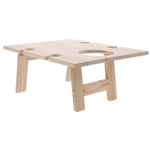 FUTUREORYY Klappbarer Quadratischer Weintisch Tragbar für Outdoor Picknick Strand Garten für Weinliebhaber Freunde Familien FUTUREORYY Klappbarer Quadratischer Weintisch Tragbar für Outdoor Picknick Strand Garten für Weinliebhaber Freunde Familien von FUTUREORYY