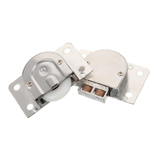 FUTUREORYY Kleiderschrank Schiebetürrolle aus Robustem Zinklegierung mit Geräuschlosem Kugellager Verstellbar und Langlebig als Schrank Fensterschiebebeschlag Zubehör von FUTUREORYY