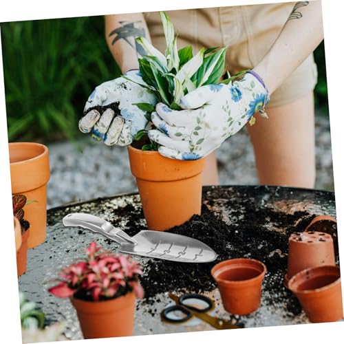 FUTUREORYY Kleine Gartenschaufel aus Aluminiumlegierung Langlebiges Handwerkzeug für Pflanzen Vielseitig Einsetzbar zum Graben Lockern und Jäten im Garten für Hobbygärtner und Pflanzenpflege von FUTUREORYY