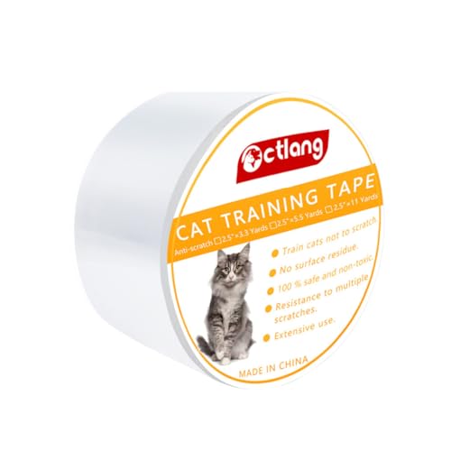 FUTUREORYY Kratzschutz Sofa Klebefolie für Katzen Breit Robuster Haftschutz gegen Kratzspuren Selbstklebend Transparent Geeignet für Möbel Türen und Fenster Pet Furniture Protector Tape von FUTUREORYY