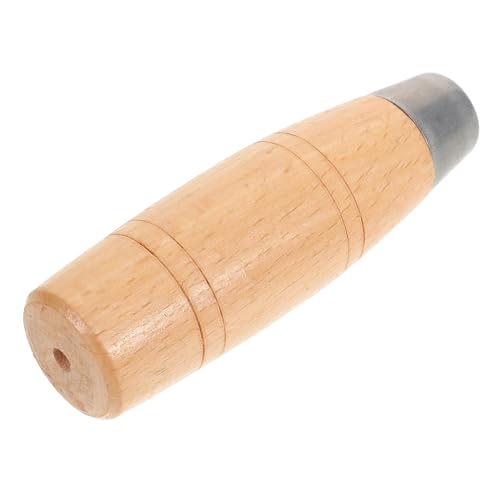 FUTUREORYY Küchenmesser Griff Buchenholz Ergonomischer Holzgriff Stabiler Ersatzgriff für Kochmesser Installieren Komfortabler Runder Griff für Küchenmesser und Cutter von FUTUREORYY