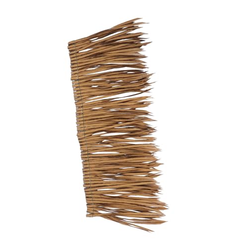 FUTUREORYY Künstliches Strohdach Simuliertes Reetdach UV beständig Langlebig Wetterfest für Gartendekoration und Gartenbereich Sommerliche Outdoor deko von FUTUREORYY