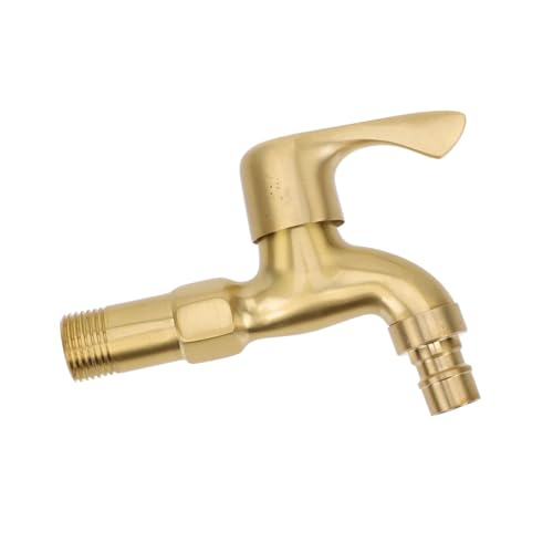 FUTUREORYY Kupfer Waschmaschinen Wasserhahn Spatter Langlebiger Wasserhahn für Bad und Küche Eleganter Goldfarbener aus Hochwertigem Praktische Armatur für Hausgebrauch FUTUREORYY Kupfer Waschmaschinen Wasserhahn Spatter Langlebiger Wasserhahn für Bad und Küche Eleganter Goldfarbener aus Hochwertigem Praktische Armatur für Hausgebrauch von FUTUREORYY