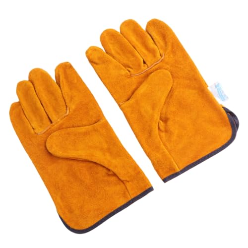 FUTUREORYY Kurzschnitt Vollleder Arbeitshandschuhe aus Rindsleder Hitzebeständig Isolierend Schweißabsorbierend Atmungsaktiv Robust und Langlebig Schutz Beim Schweißen Grillen Löten und FUTUREORYY Kurzschnitt Vollleder Arbeitshandschuhe aus Rindsleder Hitzebeständig Isolierend Schweißabsorbierend Atmungsaktiv Robust und Langlebig Schutz Beim Schweißen Grillen Löten und von FUTUREORYY