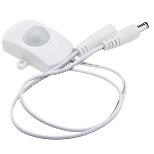 FUTUREORYY LED Sensor Controller Ir Lichtschalter mit Bewegungsmelder für LED Lichterkette Einstellbare Verzögerung Hochtemperaturbeständig Geeignet für Flur Treppe Bad und Büro FUTUREORYY LED Sensor Controller Ir Lichtschalter mit Bewegungsmelder für LED Lichterkette Einstellbare Verzögerung Hochtemperaturbeständig Geeignet für Flur Treppe Bad und Büro von FUTUREORYY