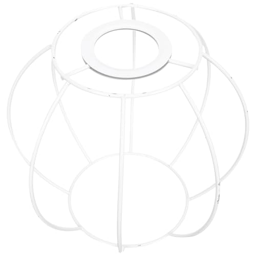 FUTUREORYY Lampenfassung Lampenschirmhalter aus Rostfreiem Eisen Runder Laternenrahmen für DIY Pendelleuchten Langlebiger Lampenschirm ständer Einfache Montage für Wohn von FUTUREORYY
