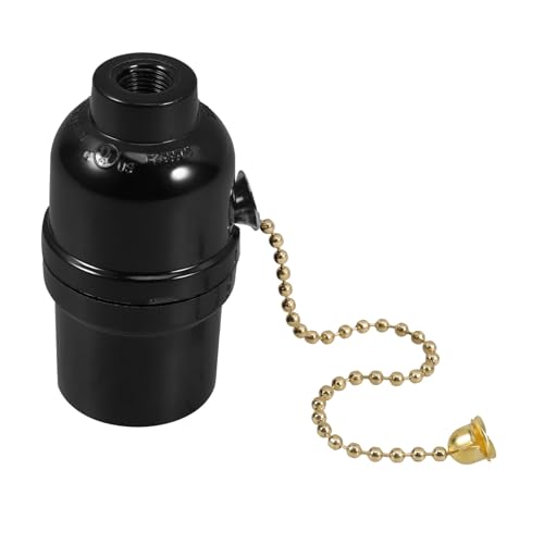 FUTUREORYY Lampenfassung mit Zugschalter aus Bakelit Pull Chain Light Fixture Stabile Hitzebeständige Deckenfassung für Langlebige Lampenbeleuchtung Praktische Lampenhalterung FUTUREORYY Lampenfassung mit Zugschalter aus Bakelit Pull Chain Light Fixture Stabile Hitzebeständige Deckenfassung für Langlebige Lampenbeleuchtung Praktische Lampenhalterung von FUTUREORYY