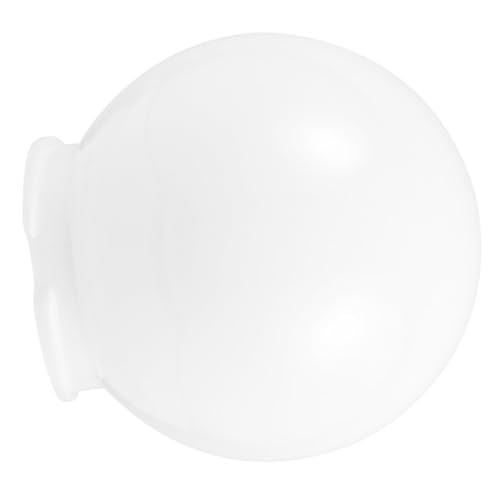 FUTUREORYY Lampenschirm Kugel Weiß Outdoor Lamp Shade Ersatz Globe Lichtabdeckung Gartenbeleuchtung Wetterfest Langlebig Einfache Montage von FUTUREORYY