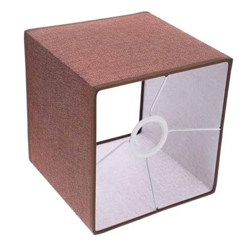 FUTUREORYY Lampenschirm Quadratisch Deckenlampe Lampenschirm Hängelampe Tischlampe Wohnzimmer Beleuchtung Dekorativer Robust und Vielseitig von FUTUREORYY