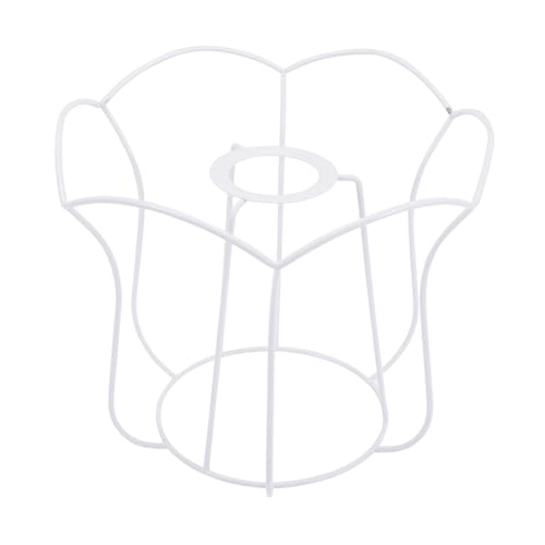 FUTUREORYY Lampenschirm Ring aus Stabilem Eisen DIY Lampenschirm Gestell Langlebiger Halter für Tischlampe Stehlampe und Pendelleuchte Einfach zu Montieren Rustikaler Retro Stil von FUTUREORYY