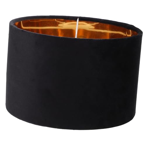 FUTUREORYY Lampenschirm Schwarz Gold Innenfutter Tischlampe Lichtschutz Dekorative Abdeckung für Zuhause Wohnzimmer Schlafzimmer Stimmungsvoll FUTUREORYY Lampenschirm Schwarz Gold Innenfutter Tischlampe Lichtschutz Dekorative Abdeckung für Zuhause Wohnzimmer Schlafzimmer Stimmungsvoll von FUTUREORYY