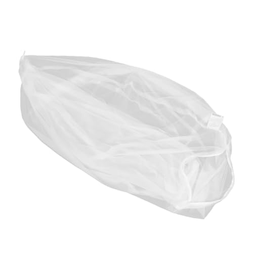 FUTUREORYY Lazy Sofa Innenbezug Weiß aus Atmungsaktivem Mesh Stoff Leichter Ersatz für Große Sitzsäcke Einfache Reinigung Belüftet und Verhindert Klumpenbildung Passend für Tatami und Beanbag von FUTUREORYY