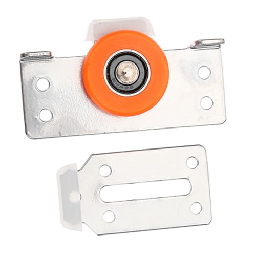 FUTUREORYY Leiser Höhenverstellbarer Schiebetür pulley aus Metall Geräuscharm Einfache Montage Ersatz für Kleiderschrank Schrankschiebetüren Langlebiges Laufrollen zubehör von FUTUREORYY