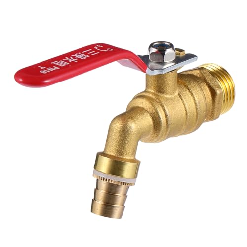 FUTUREORYY Messing Heißwasserhahn Einhebel Wasserzapfhahn für Teekocher Hochtemperaturbeständig Schnellöffnend Langlebig und Auslaufsicher für Teeofen und Boiler von FUTUREORYY