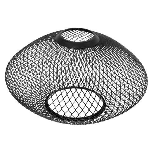 FUTUREORYY Metall Lampenschirm Hängend Retro Industriestil Drahtgitter Design Robust Für Restaurant Hotel Bar Deckenleuchte von FUTUREORYY