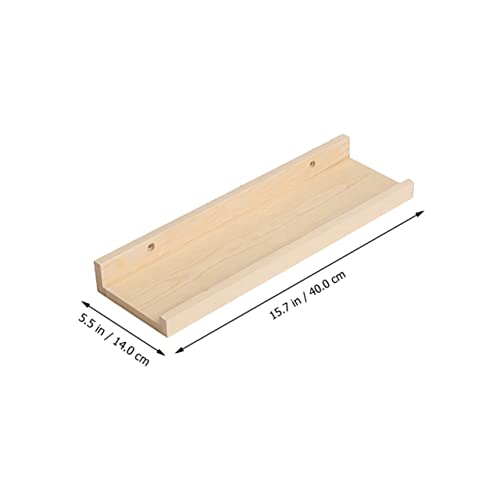 FUTUREORYY Multifunktionales Wandregal aus Hochwertigem Holz Dekoratives Schwebendes Wandbrett zur Aufbewahrung von Büchern und Kleinteilen Platzsparendes Regal für Wohnzimmer Schlafzimmer von FUTUREORYY