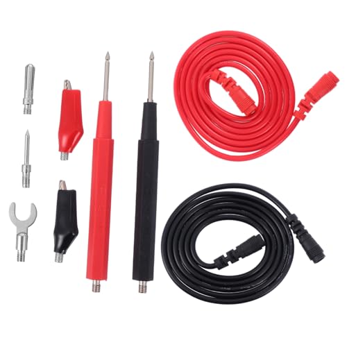 FUTUREORYY Multimeter Messleitungen Isolierten Testsonden Krokodilklemmen Haken und Rückstecknadeln Flexiblen PVC Kabeln für Industrie Elektronik Haushalt und Kfz Tests FUTUREORYY Multimeter Messleitungen Isolierten Testsonden Krokodilklemmen Haken und Rückstecknadeln Flexiblen PVC Kabeln für Industrie Elektronik Haushalt und Kfz Tests von FUTUREORYY